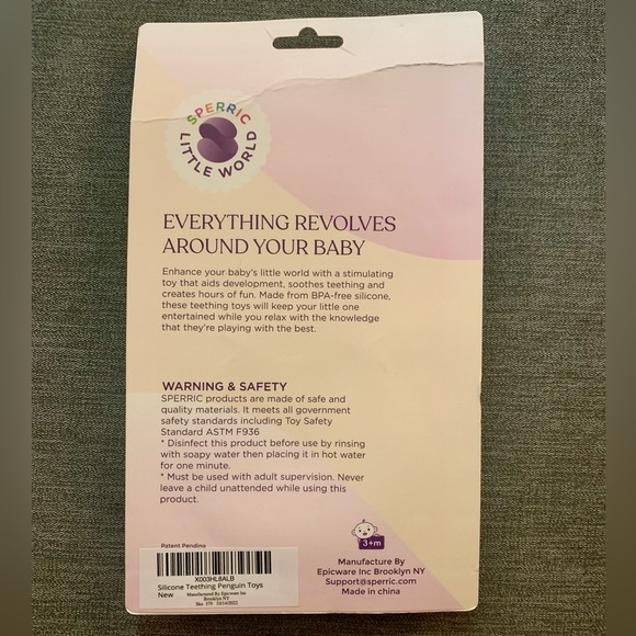 NET Penguin Silicone Teething Toy - Picture 2 of 2